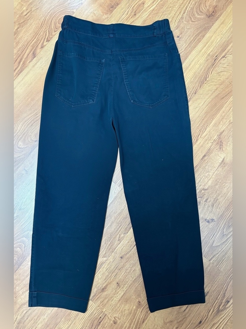 TWIK by Simons Black Utility Jogger Pants Women's Small High Rise Casual Tapered - Picture 4 of 7